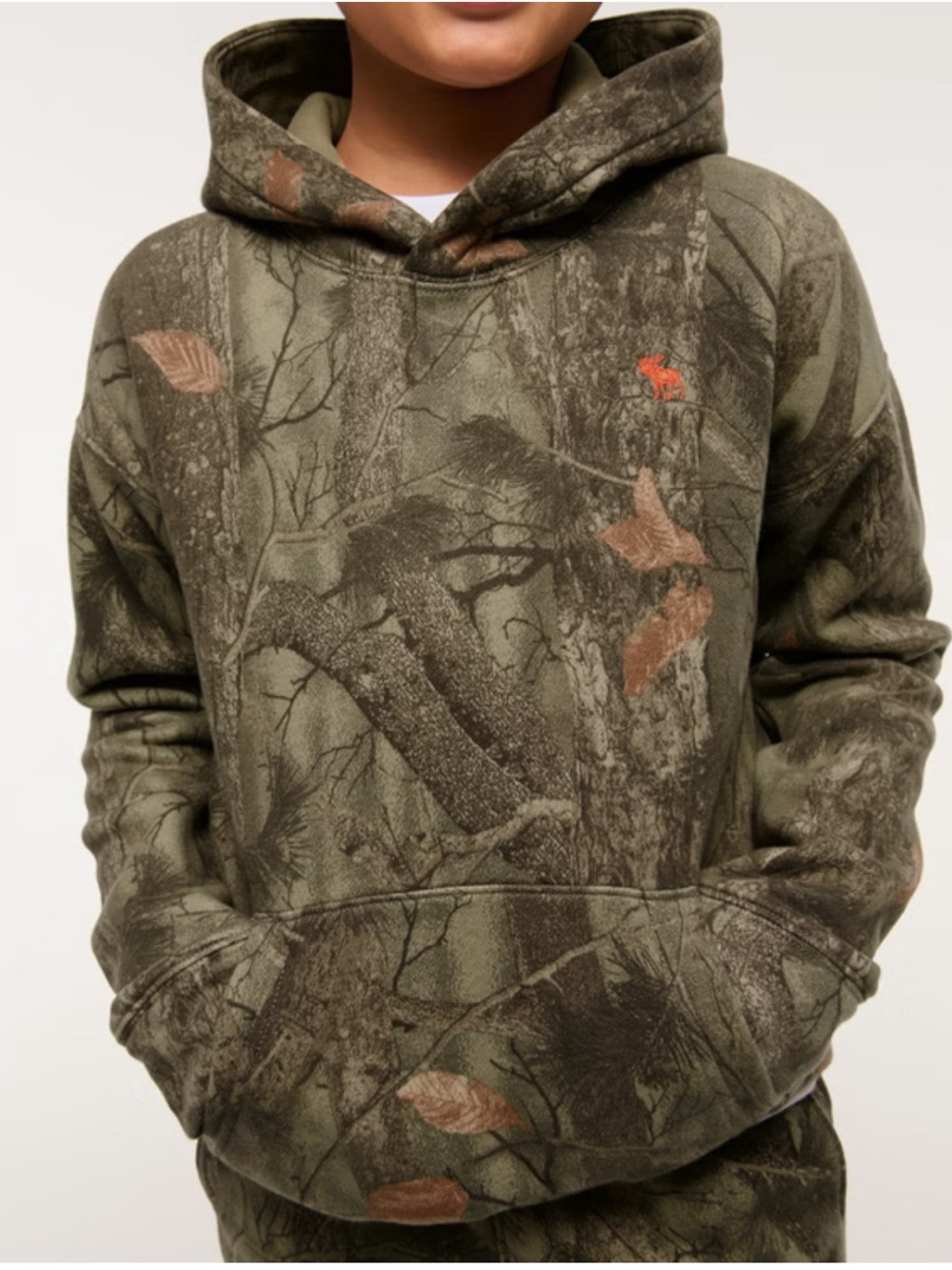 Boys Abercrombie essential hoodie